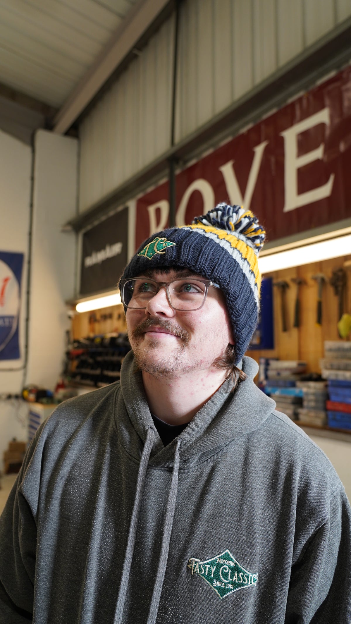 T.C Logo Hygge Striped Beanie - Preorder Now Expected October