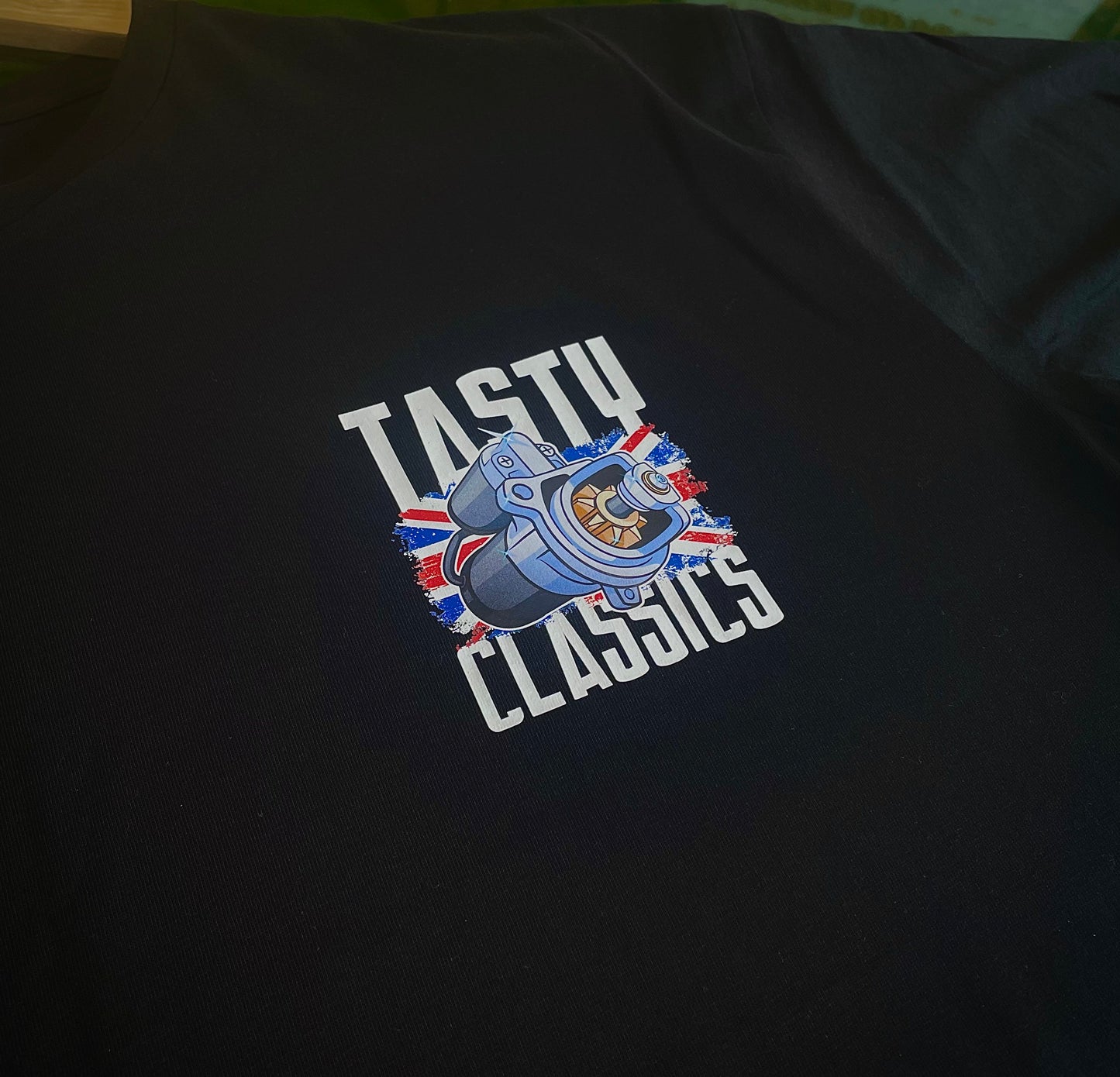 Black Starter Motor T-Shirt