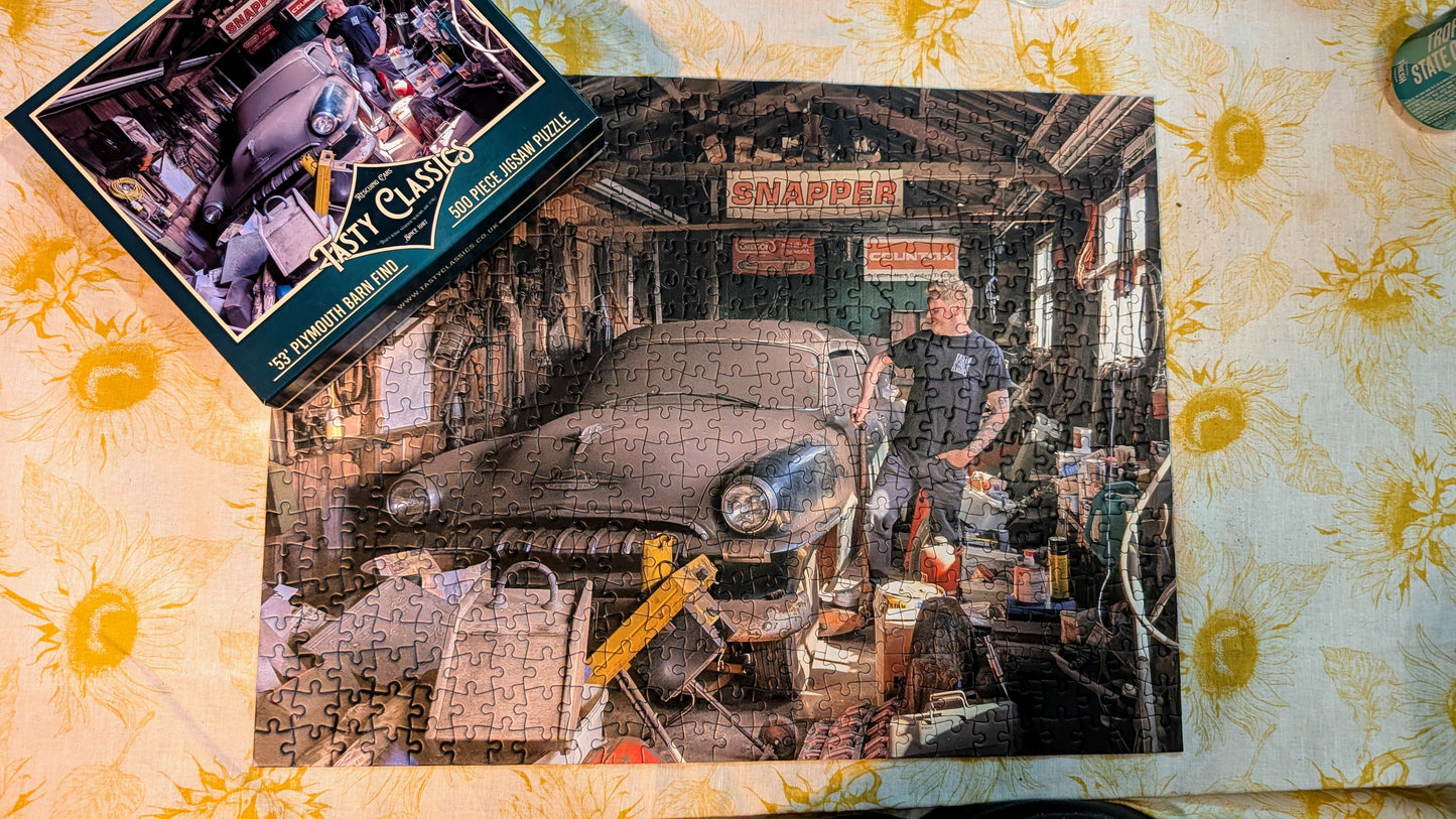 '53 Plymouth Barn Find 500 Piece Jigsaw Puzzle (IN STOCK 31st MARCH)