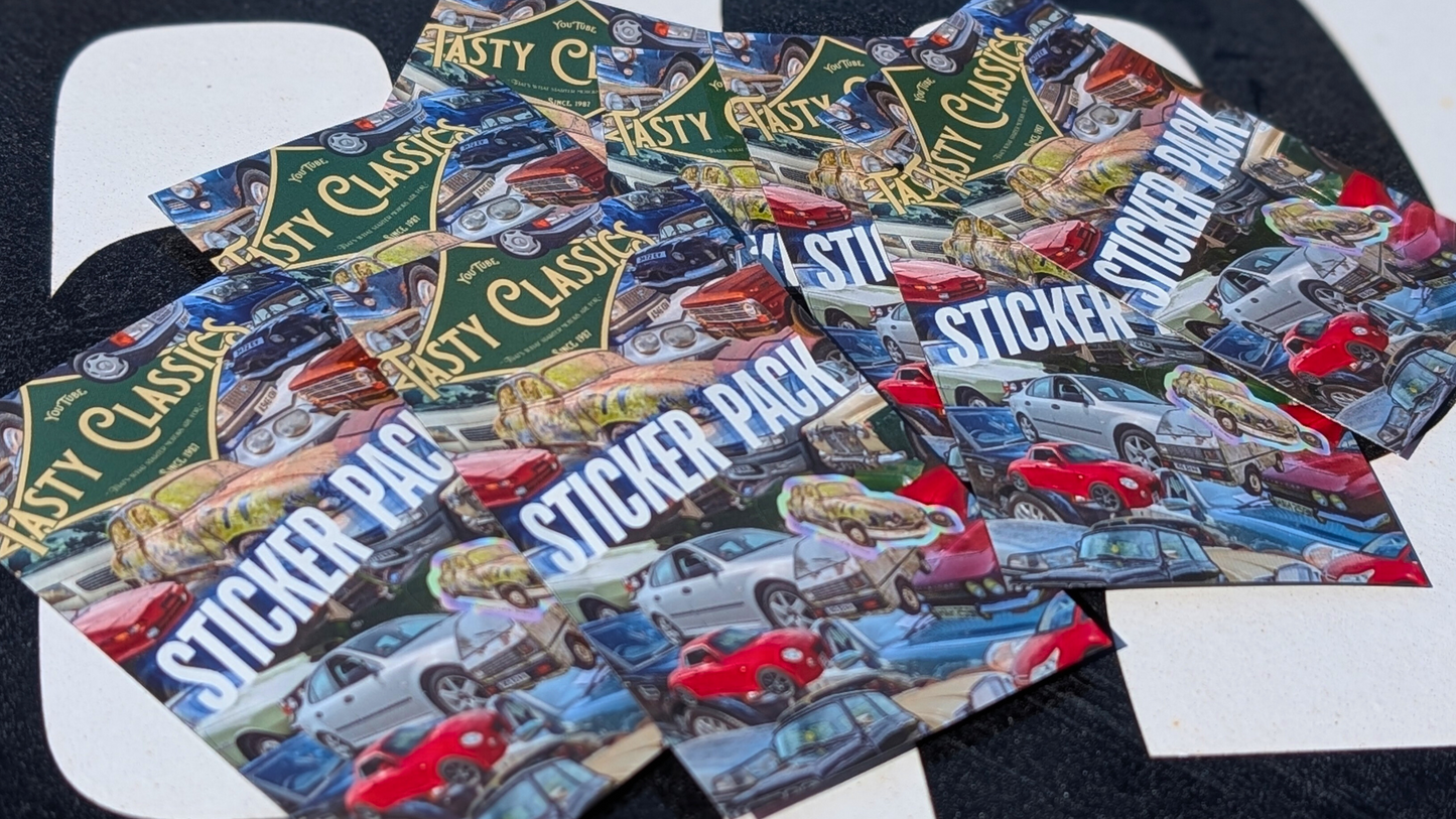 Tasty Classics Sticker Book And 3 Sticker Packs Starter Set - 2025/2026 (PRE-ORDER NOW, AVAILIBLE LATE OCTOBER/EARLY NOVEMBER)