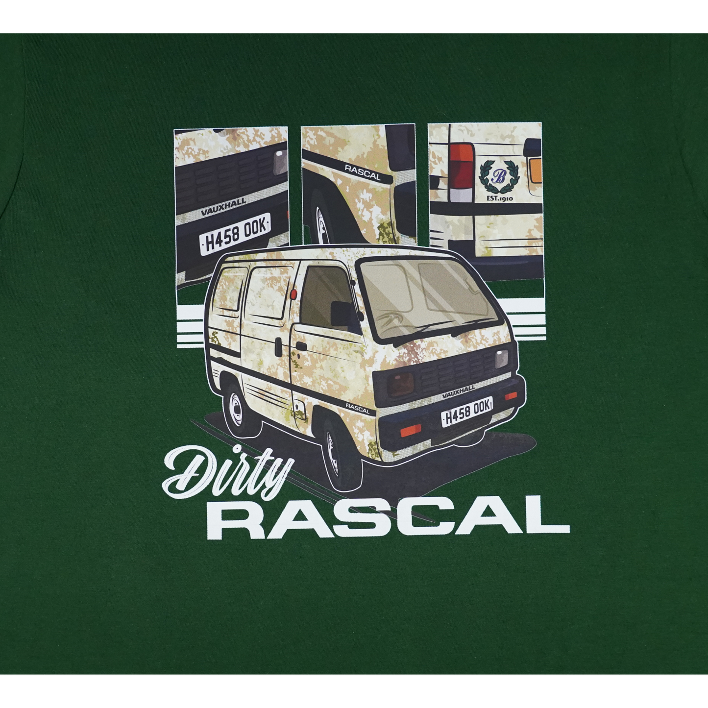 NEW Green Dirty 'Dirty Rascal' T-Shirt