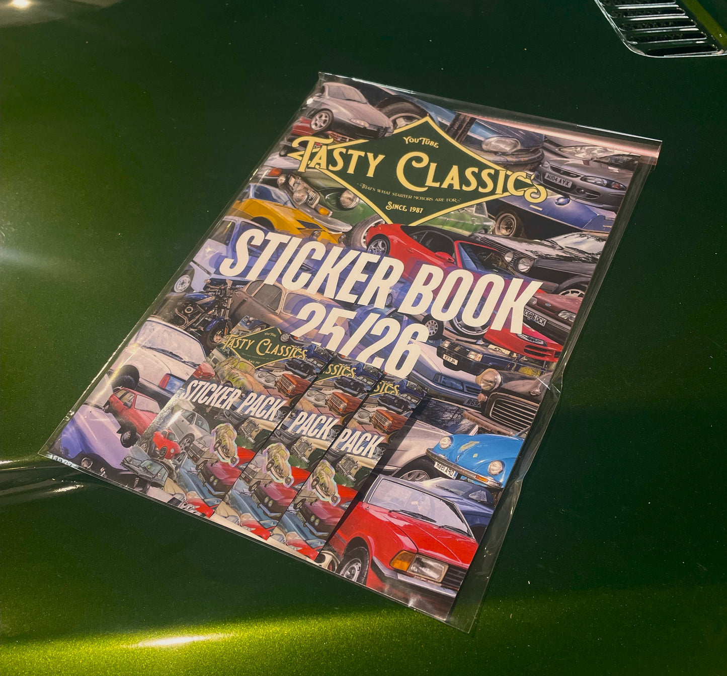 Tasty Classics Sticker Book And 3 Sticker Packs Starter Set - 2025/2026 (PRE-ORDER NOW, AVAILIBLE LATE OCTOBER/EARLY NOVEMBER)