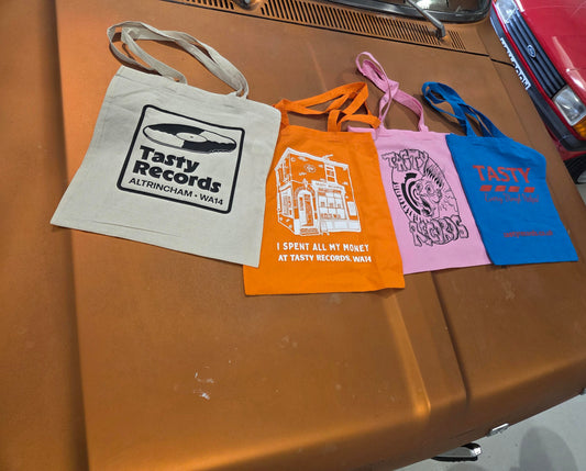 Tasty Records Tote Bags