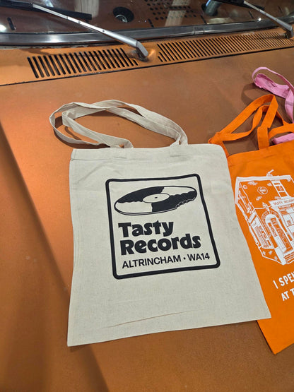 Tasty Records Tote Bags
