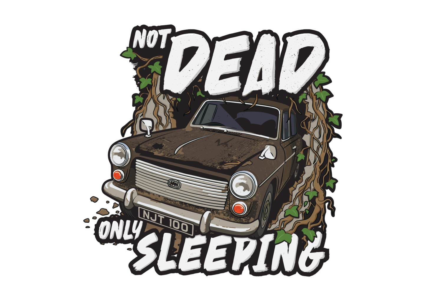 NEW Austin A40 Barn Find Sticker