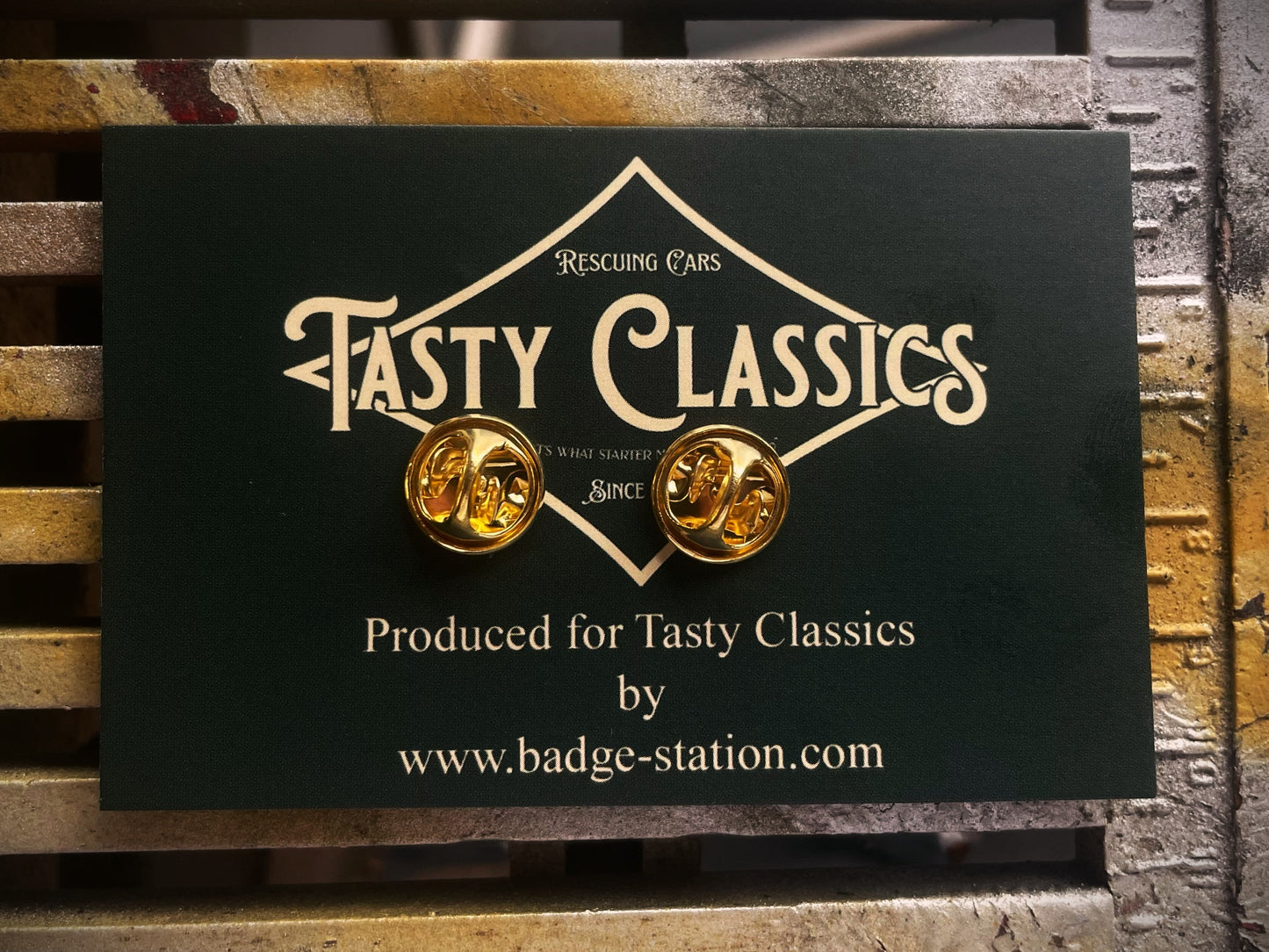 Tasty Classics Diamond Logo Enamel Pin Badge
