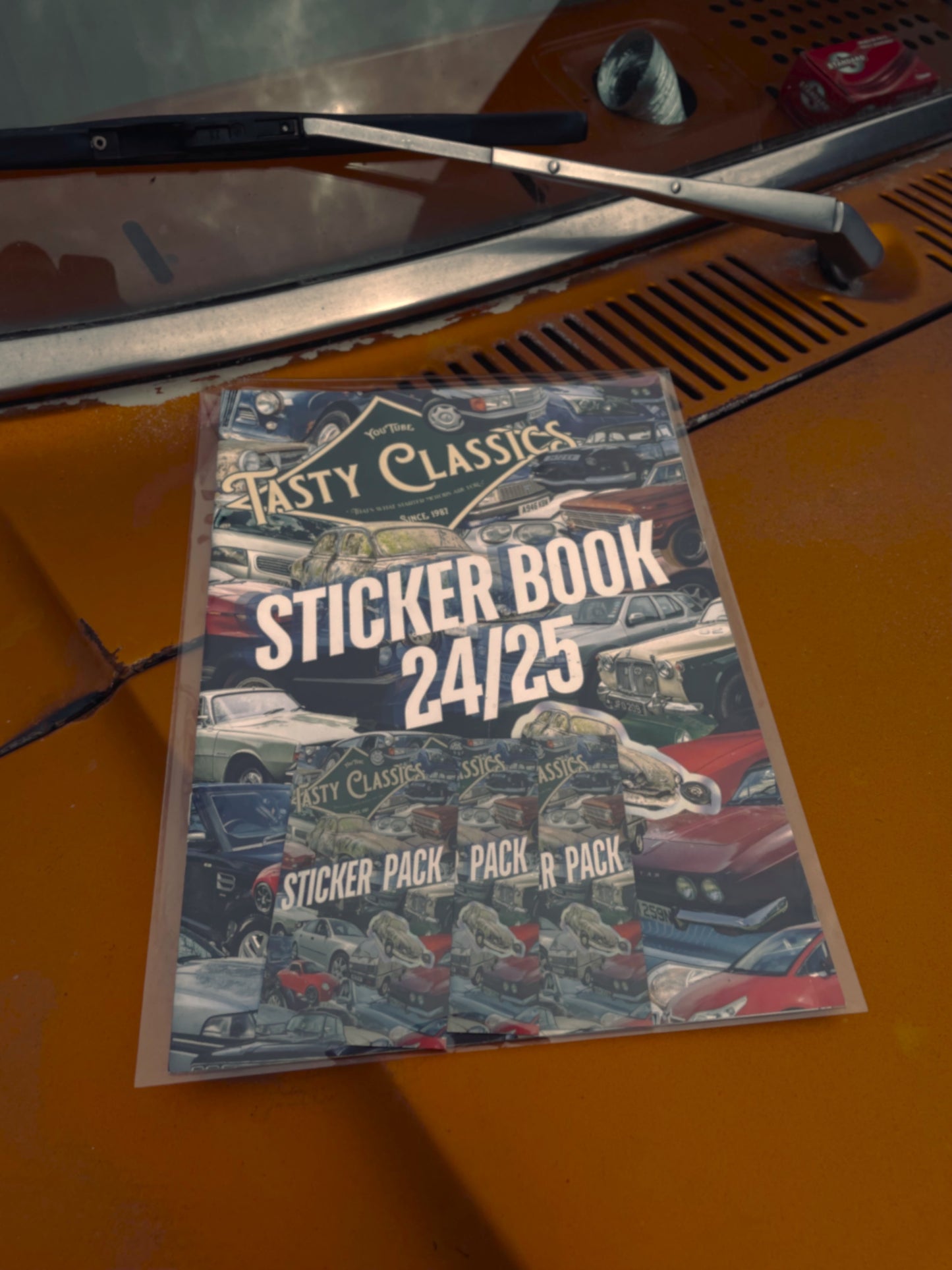 Tasty Classics Sticker Book And 3 Sticker Packs Starter Set - 2024/2025