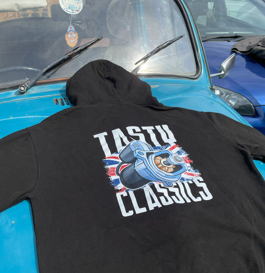 Pre-worn Black Starter Motor Hoodie
