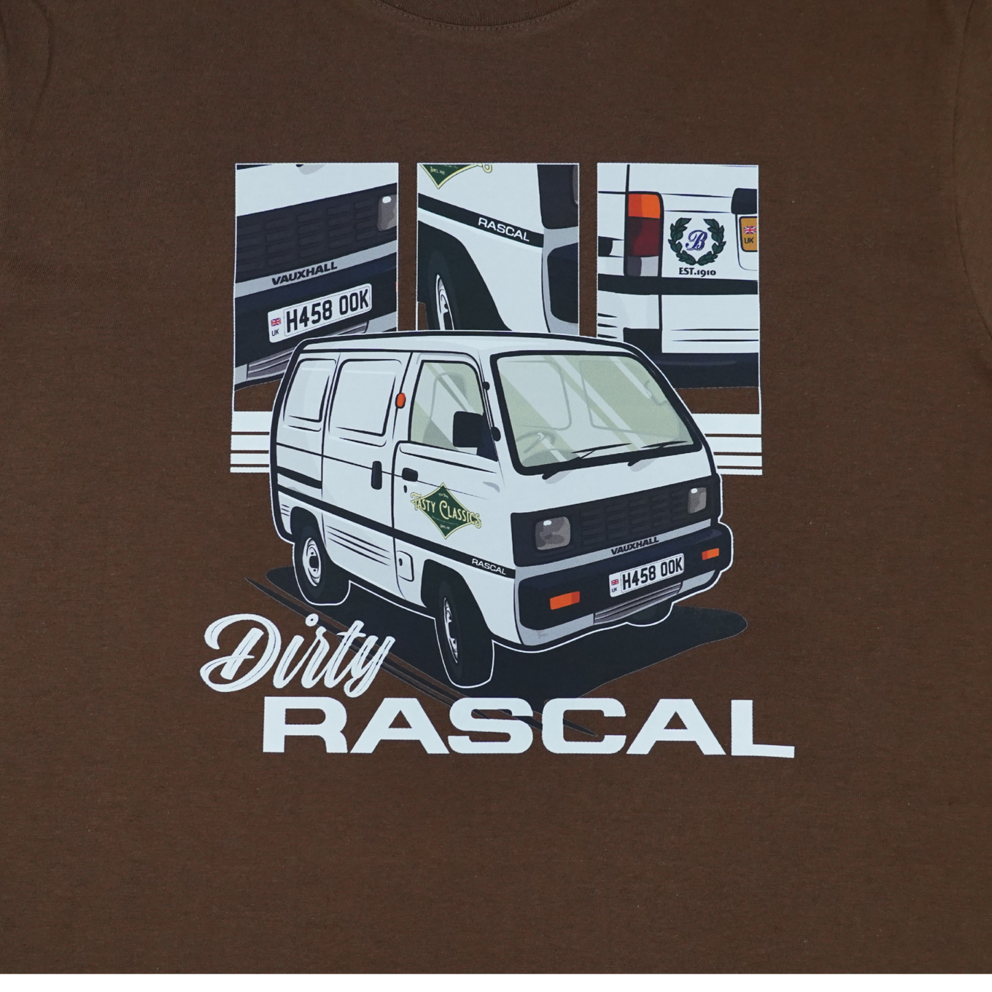 NEW Brown Clean 'Dirty Rascal' T-shirt
