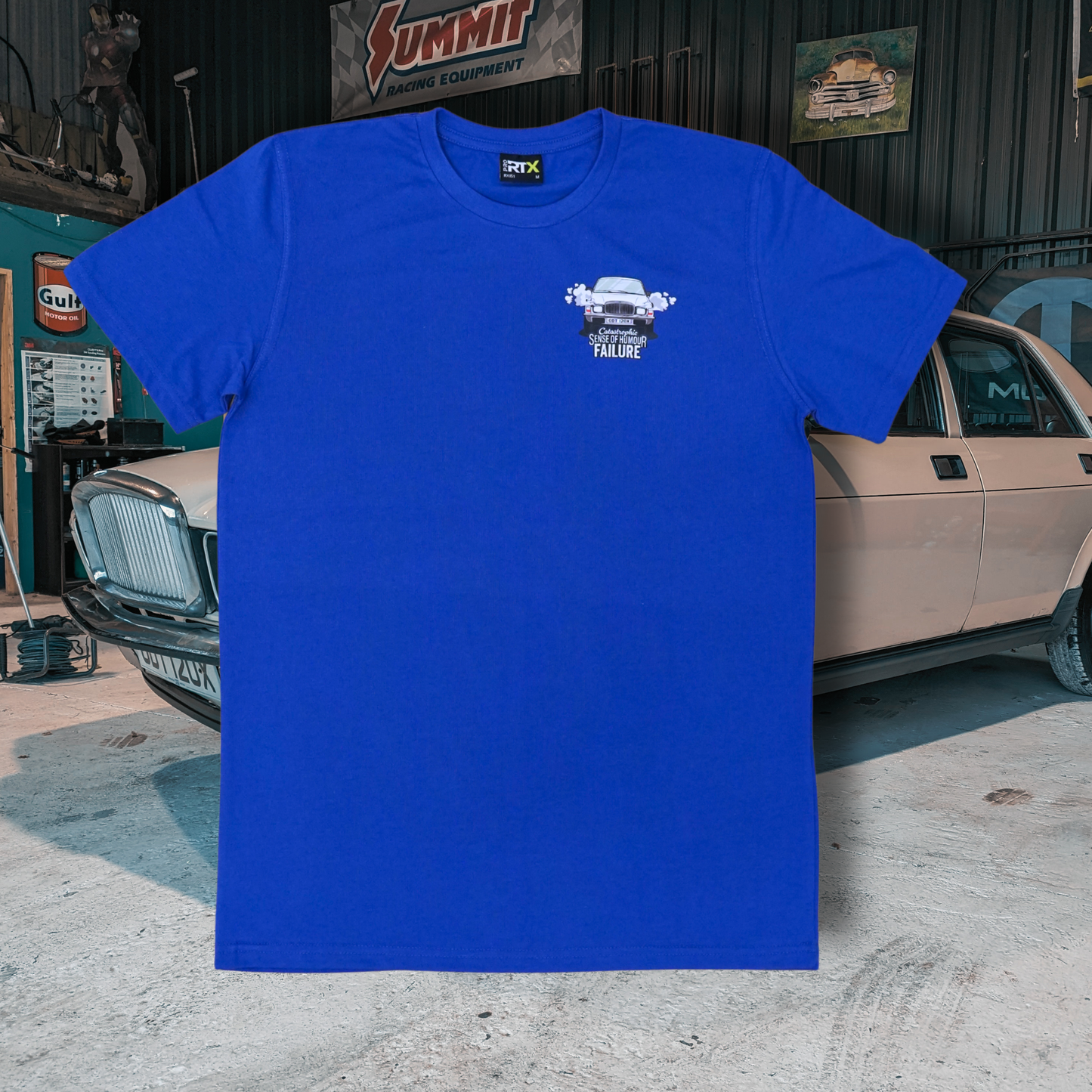Blue Catastrophic Sense of Humor Failure T-Shirt