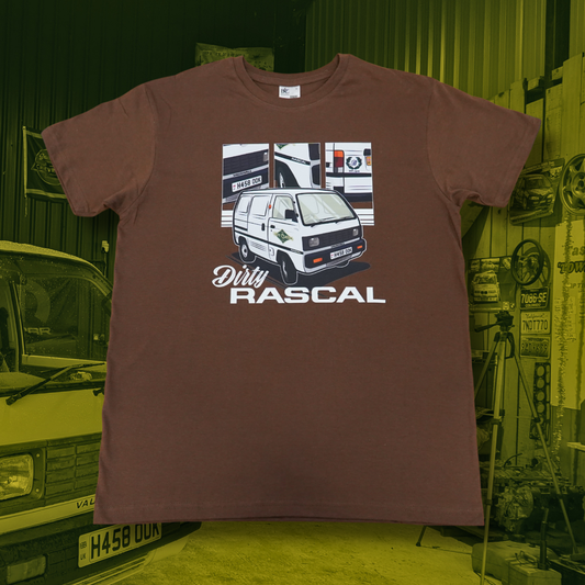 Brown Clean 'Dirty Rascal' T-shirt