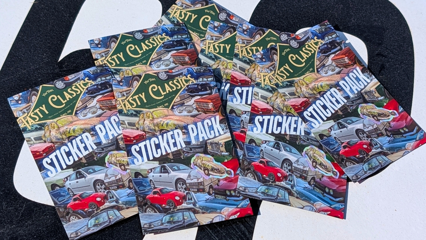 Tasty Classics Sticker Book And 3 Sticker Packs Starter Set - 2024/2025
