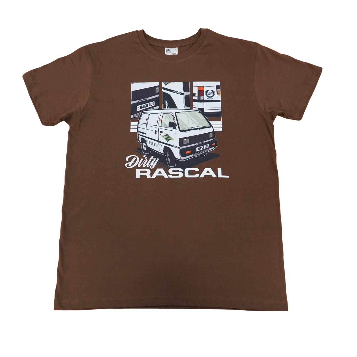 NEW Brown Clean 'Dirty Rascal' T-shirt