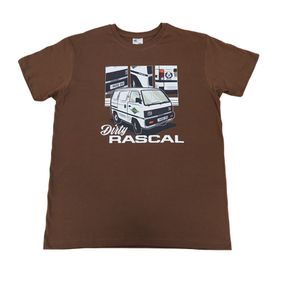 Brown Clean 'Dirty Rascal' T-shirt