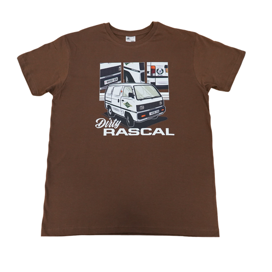 NEW Brown Clean 'Dirty Rascal' T-shirt