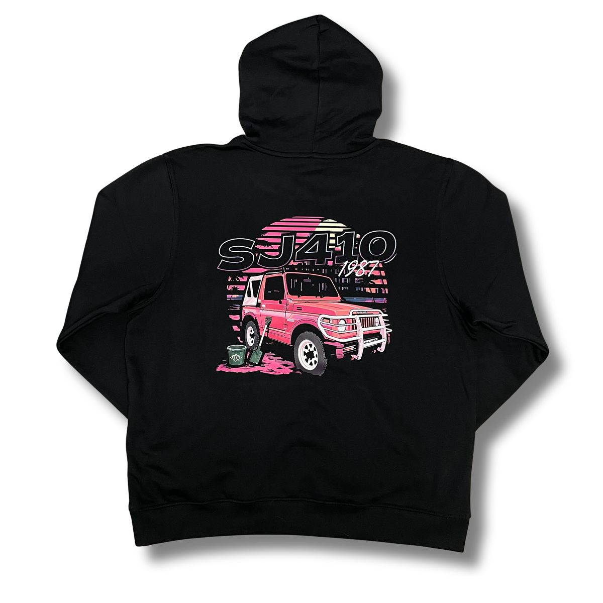 'SJ410 1987' Black Hoodie