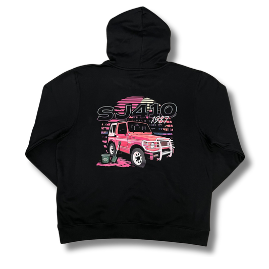 'SJ410 1987' Black Hoodie