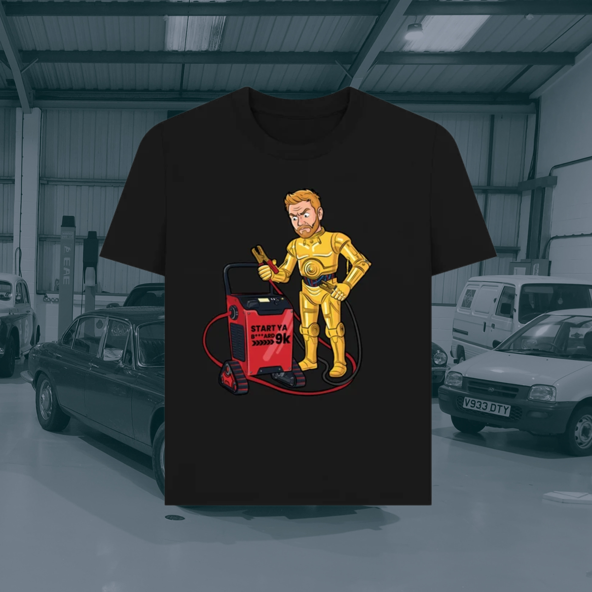 'Start Ya B***ard 9000' Limited Edition' Black T-Shirt
