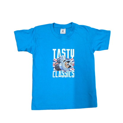 Kids Blue Starter Motor T-Shirt