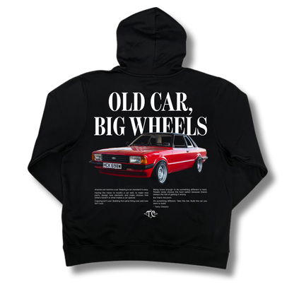 Ford Cortina 'Old Cars, Big Wheels' Hoodie