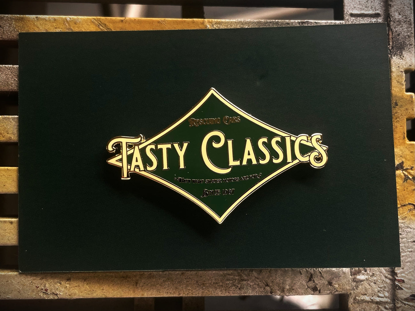 Tasty Classics Diamond Logo Enamel Pin Badge